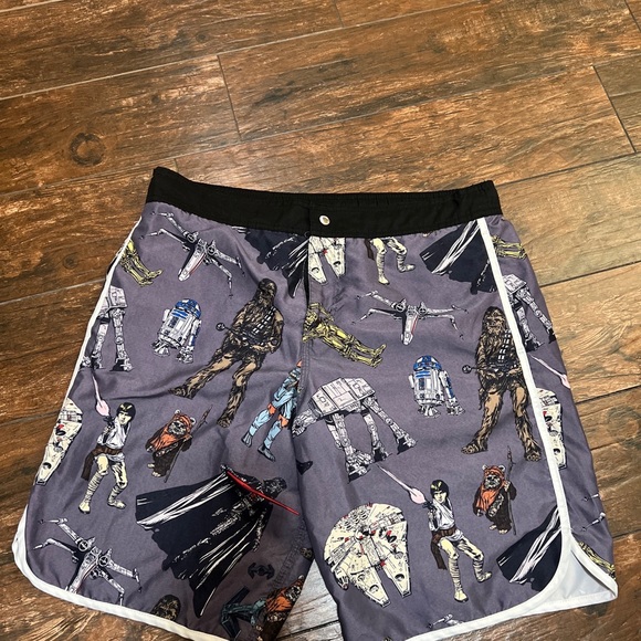 Vintage Star Wars pool shorts - Picture 1 of 4